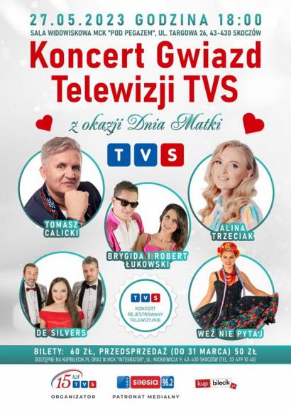 Koncert Gwiazd Telewizji TVS z okazji Dnia Matki